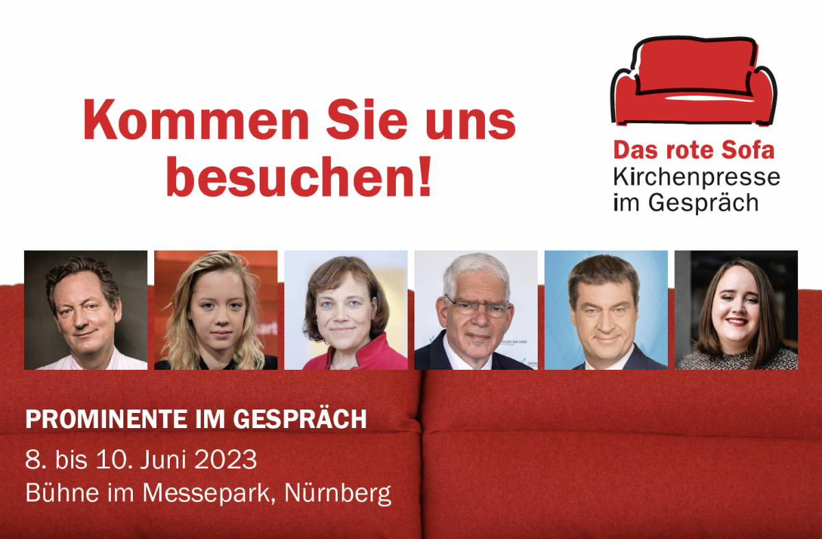 rotes sofa kirchentag