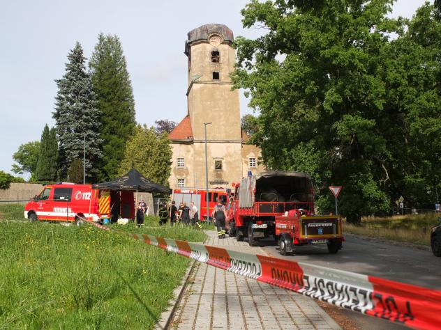 Kirche Großröhrsdorf abgebrannt Brandstiftung