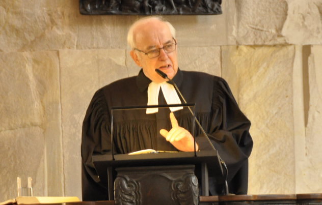 Landesbischof Volker Kreß Gedenken an Landesbischof Johannes Hempel Kreuzkirche