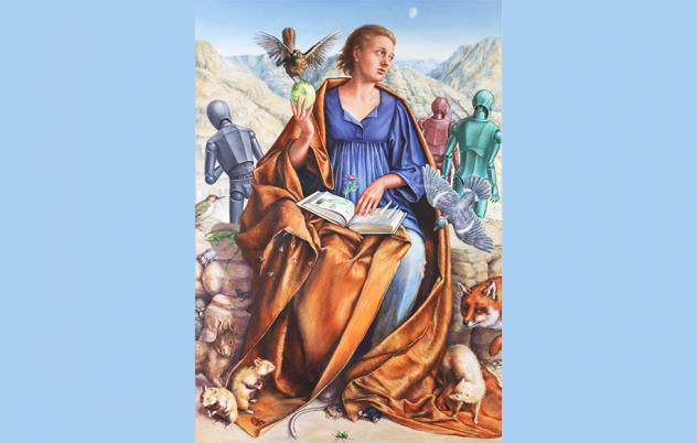 Das Gemälde „Anna“ von Claudia Hauptmann. Das Gemälde „Anna“ von Claudia Hauptmann.