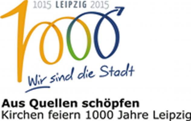 Logo der Kirchen für das Stadtjubiläum 1000 Jahre Leipzig