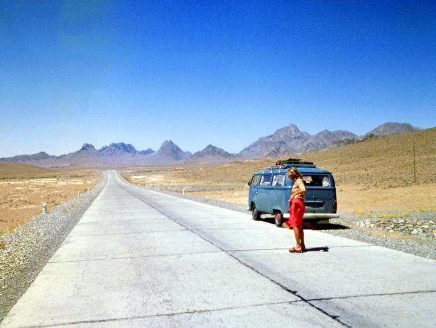 Fernstrasse zwischen Kabul und Herat in Afghanistan