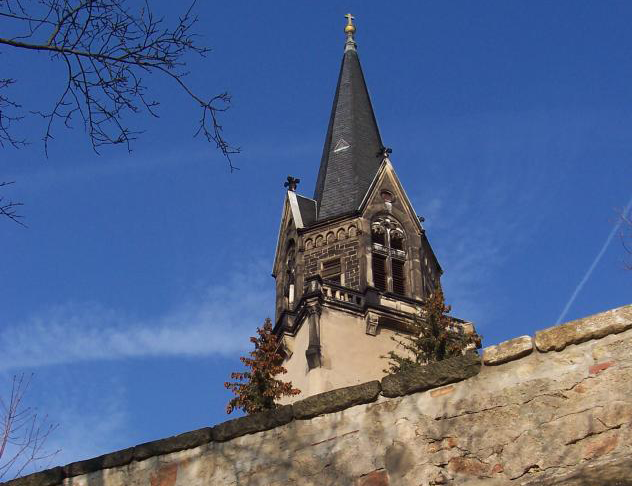 Turm der Friedenskirche Radebeul