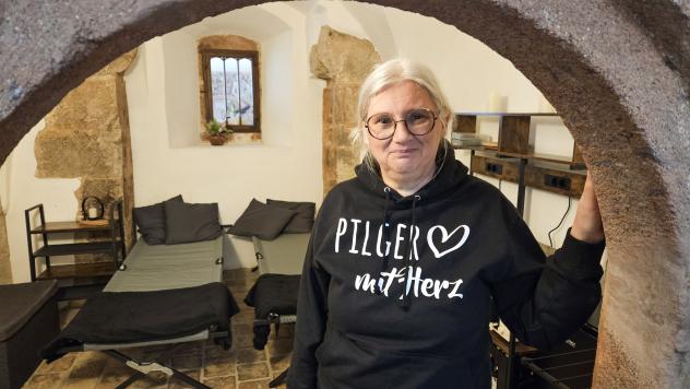 Pilgerbett in der Kapelle