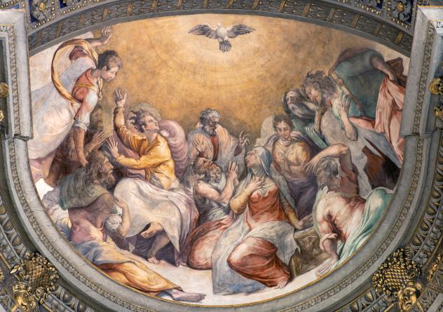 Taube Heiliger Geist Fresco
