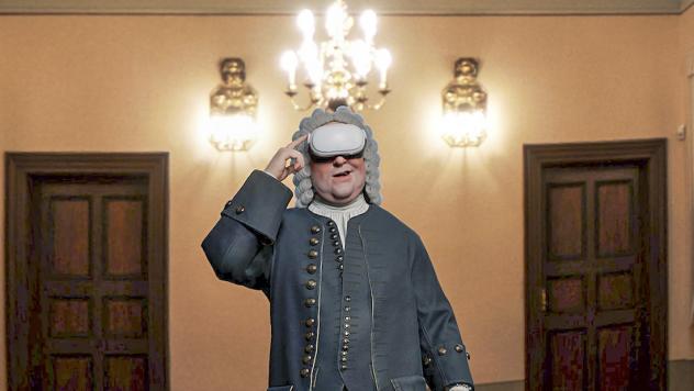 Johann Sebastian Bach als Avatar.