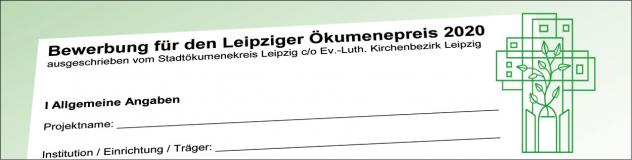 Bis 31. März sind Bewerbungen für den Leipziger Ökumenepreis möglich. Foto: so Formular, Ökumenepreis, Bewerbung, Leipzig