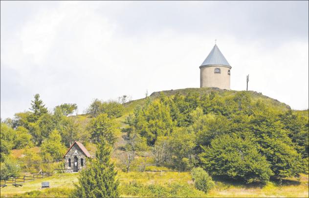 Kapelle auf dem Kupferhügel (Vrch Mĕdník) nahe Oberwiesenthal