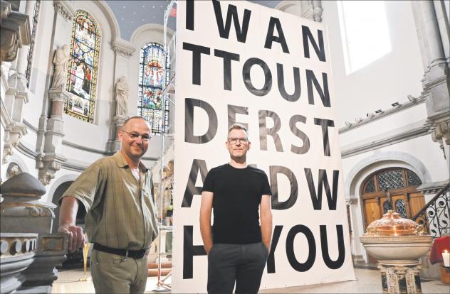 Kunst, Installation, Daniel Rode, Eckehard Möller, Kirche, Dresden