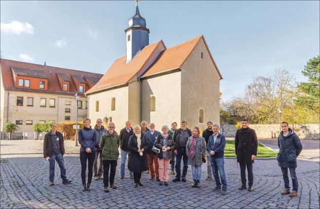 Umweltpraxistag in Borna: Teilnehmerinnen und Teilnehmer tauschten sich zum Thema Energie aus. Krankheitsbedingt gab es einige Absagen. Foto: Uwe Winkler