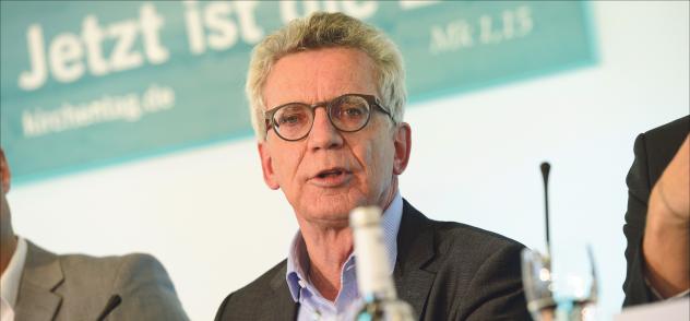 Thomas de Maizière, Präsident, Kirchentag, CDU, Politiker