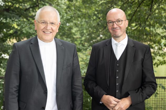 Bischof Heinrich Timmerevers und Landesbischof Tobias Bilz, © Walter A. Müller-Wähner