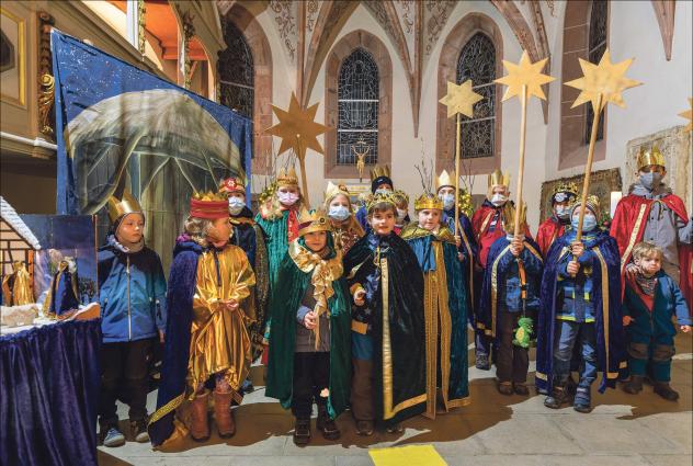 Sternsinger, Zedlitz, Borna, Kinder, Segen