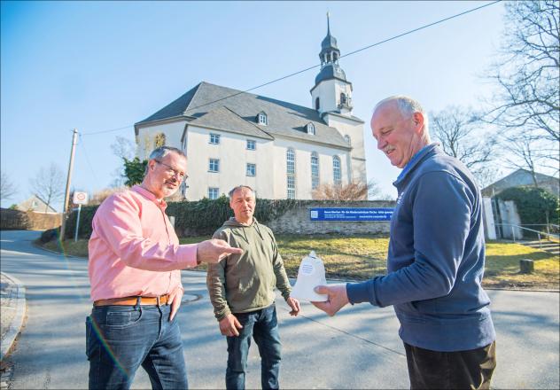 Neue Glocken für St. Johanniskirche Zwönitz © ERZ-Foto/G. U. Dostmann