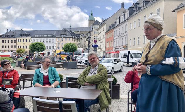 Annaberg-Buchholz, Frauenarbeit, Pilgern, Dachdeckerin, Michaela Wolf, Gleichstellung