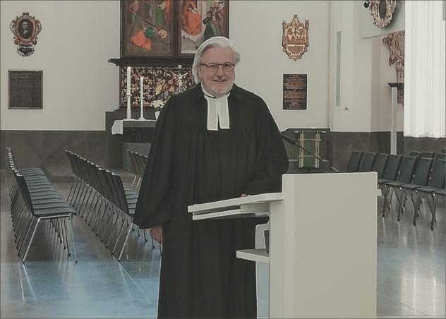 Marco Frenschkowski, Narrenpredigt in der Leipziger Universitätskirche © Matthias Caffier