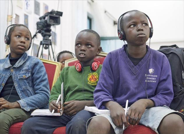 Nairobi, Slum Kibera, Kindergipfel, Kinder