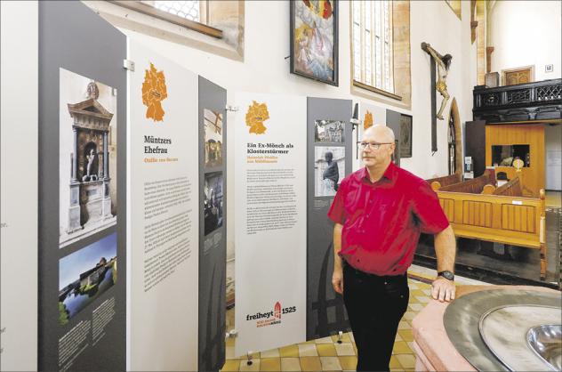 Pfarrer Andreas Marosi in der Katharinenkirche Zwickau © M. Pfeifer 