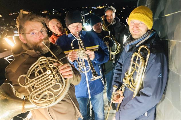 Der Stollberger und Gablenzer Posaunenchor sorgen im Advent für festliche Stimmung