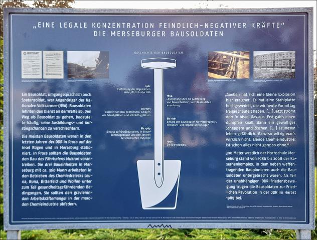 Erinnerung an die Bausoldaten in Merseburg. © Catatine, CC0, wikimedia.org