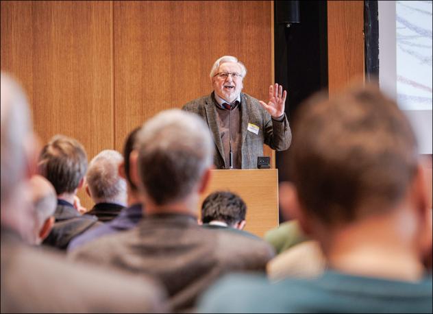 Marco Frenschkowski, Professor für Neues Testament, in Leipzig bei der Tagung. Foto: Uwe Winkler