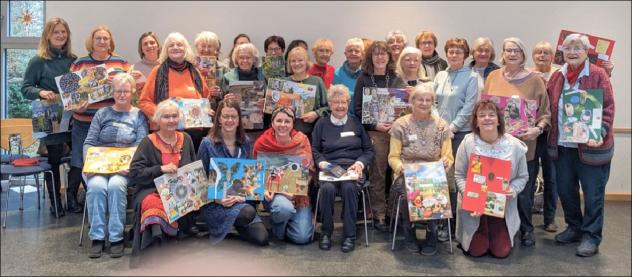 Etwa 30 Frauen trafen sich zur 12. Frauenwerkstatt in Lohmen, um über biblische Frauen und ihre Bedeutung heute zu sprechen. © R. Oettel