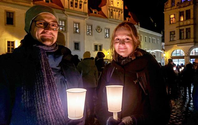 Zeichen setzen: Geschwister Michael und Katrin Hamann. © K. König Zeichen setzen: Geschwister Michael und Katrin Hamann. © K. König