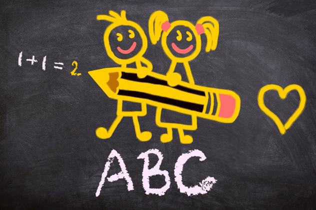 Im Unterricht zählen nicht nur Rechnen und Schreiben, sondern auch Herz und Seele. Foto: pixabay/stux Schule, Tafel, Kinder