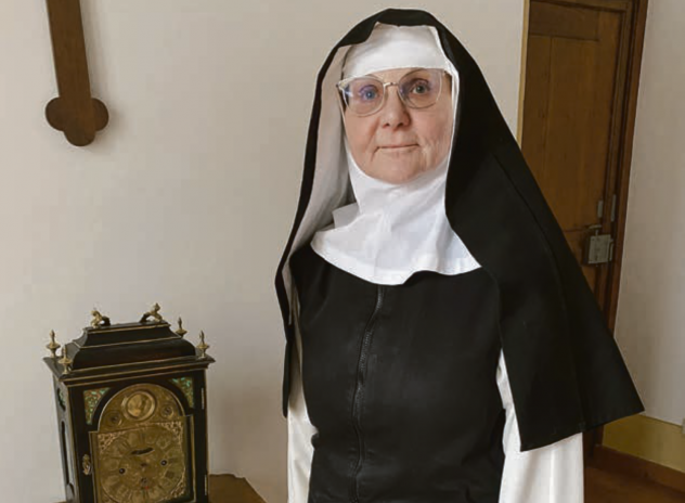 Schwester Mechtild Buttala hat im Zisterzienserinnenkloster St. Marienthal in Ostritz ihre Bestimmung gefunden. © Michael Kunze