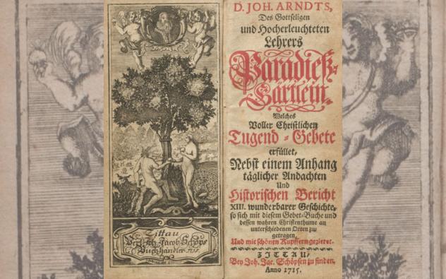 Zittau, Johann Arndt, Christian-Weise-Bibliothek Zittau, Gebet, Gebetsbüchlein