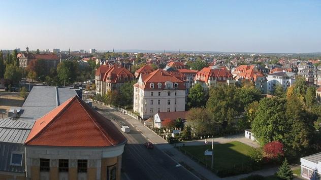 Blick auf Dresden-Striesen