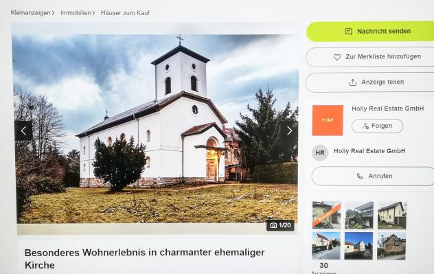 Mit dieser Annonce wirbt der aktuelle Privateigentümer im Internet um Käufer. Mit dieser Annonce wirbt der aktuelle Privateigentümer im Internet um Käufer.