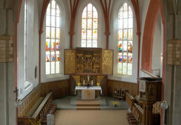 Innenraum der Frauenkirche Meißen