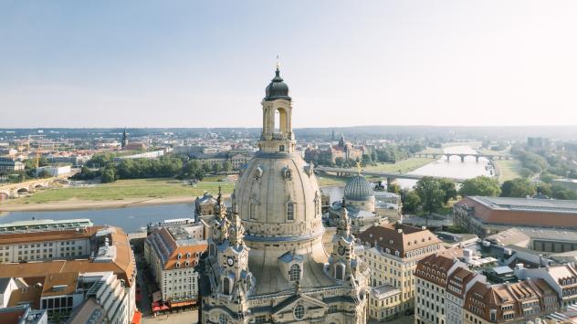 Frauenkirche Dresden, Morgenandacht, Kuppel