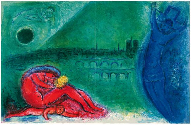 Marc Chagall, Kunsthaus Apolda, Ausstellung, Malerei, 