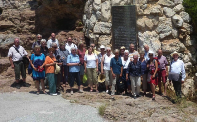 Leserreise-Gruppe des SONNTAG in Griechenland. Foto: privat