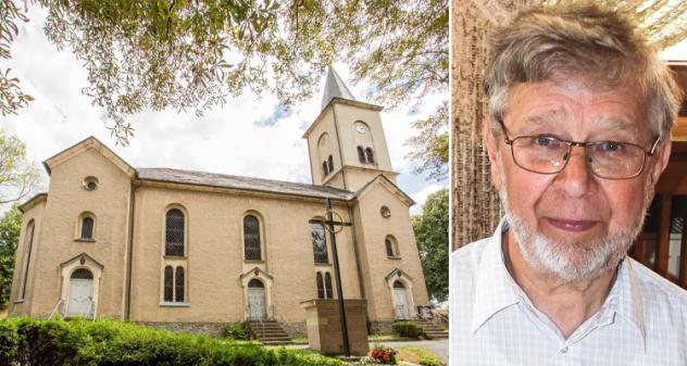 Dorfkirche Herold: Mit der knapp 160-jährigen Kirche verbinden die Ortsbewohner wie Siegfried Decker (r.) viele Erinnerungen. © Jan Görner (l.); privat