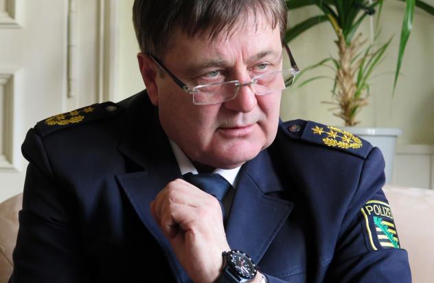 Der Leipziger Polizeipräsident Bernd Merbitz Der Leipziger Polizeipräsident Bernd Merbitz
