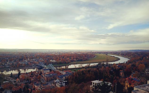 Blaues Wunder, Bauarbeiten, Dresden, Brücke, Wahrzeichen