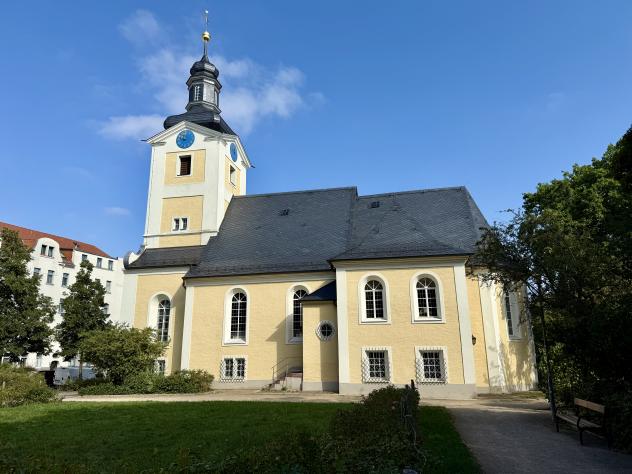 Die Marienkirche in Leipzig-Stötteritz. 