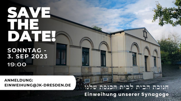 Jüdische Kultusgemeinde Dresden hat jetzt eine Synagoge