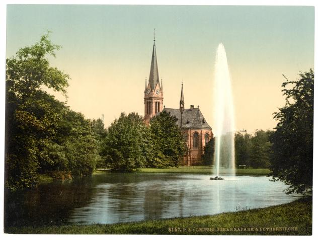 Johannapark und Lutherkirche