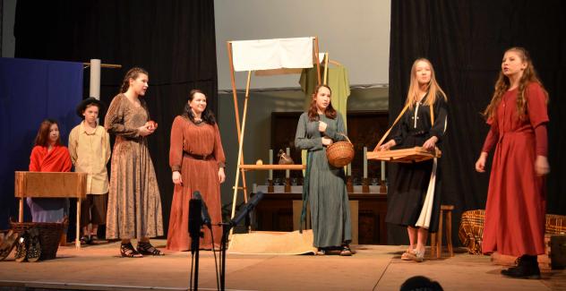 Krippenspieler der Kirchgemeinde Rebesgrün-Reumtengrün beim Krippival 2018. Foto: Maik Kohlsdorf Krippenspieler der Kirchgemeinde Rebesgrün-Reumtengrün beim Krippival 2018. Foto: Maik Kohlsdorf