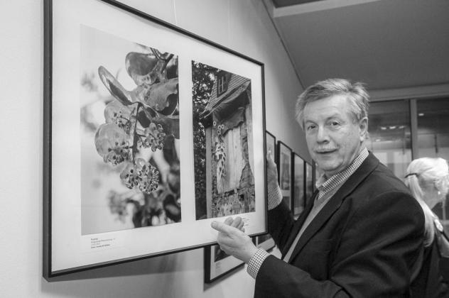 Armin Kühne während einer Ausstellung am Flughafen Leipzig 2012, Armin Kühne verstorben