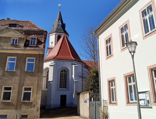 Kirche Mutzschen Ostern Corona