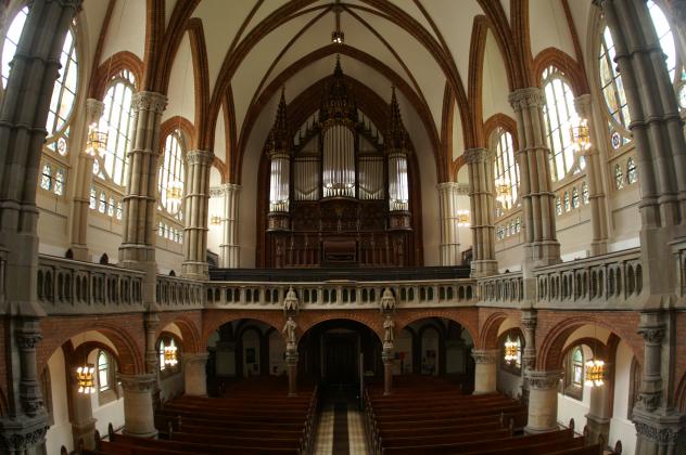 St.-Petri-Kirche Chemnitz 3. Advent geimpft