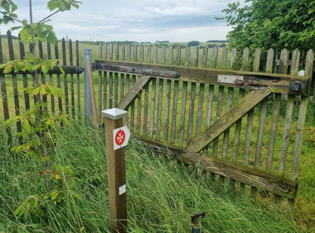 Pilgern Johanniterweg Großschirma