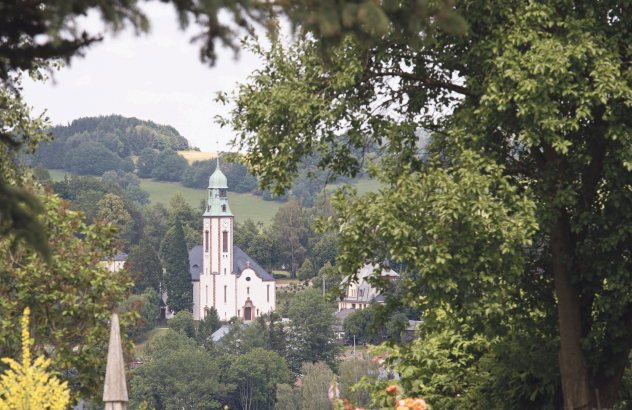 Pobershau, Kirche