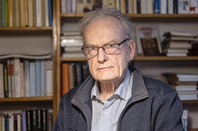 Friedrich Schorlemmer, der am 16. Mai seinen 80. Geburtstag begeht, hielt die nebenstehende Rede anlässlich des Erhalts des Friedenspreises des Deutschen Buchhandels 1993. © epd-Bild/Paul-Philipp Braun