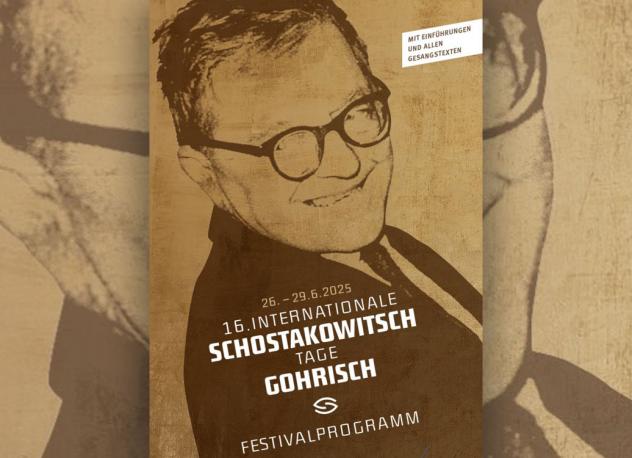 Schostakowitsch Tage Programmflyer